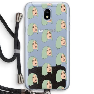 King Kylie: Samsung Galaxy J5 (2017) Transparant Hoesje met koord