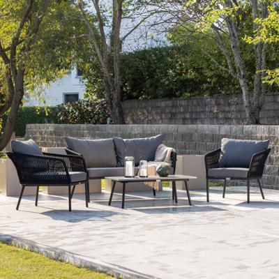 Nohr Loungeset 'Karlene' Met bank, tafel en 2 fauteuils