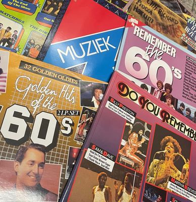 10 x Random Sixties 60's LP's - Best of Hits