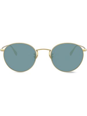 Oliver Peoples lunettes de soleil à monture ronde - Or