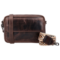 Hide & Stitches Next Navajo Shoulder bag-Dark Brown