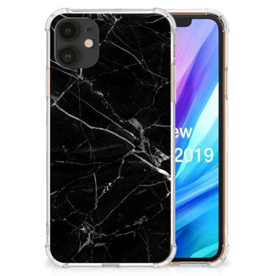 Apple iPhone 11 Anti-Shock Hoesje Marmer Zwart - Origineel Cadeau Vader Apple iPhone 11 Anti-Shock Hoesje Marmer Zwart - Origineel Cadeau Vader
