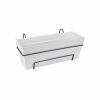 Bloempot Elho Wit Polypropyleen Plastic Rechthoekig 50 cm
