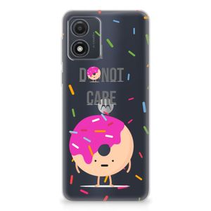 Motorola Moto E13 Siliconen Case Donut Roze