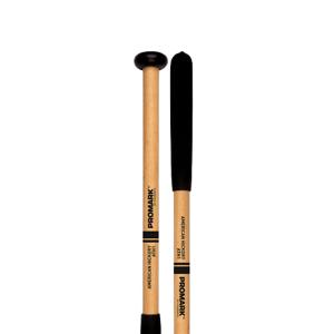 Promark ATH1 slagwerk mallet, stok & kwastje (brush) Rubber, Hout Mallets