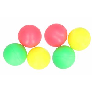 6x Gekleurde beachball strand balletjes set buitenspeelgoed