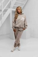 Unique The Label Elyana Trainingspak Dames Beige - Maat M - Kleur: Beige | Soccerfanshop