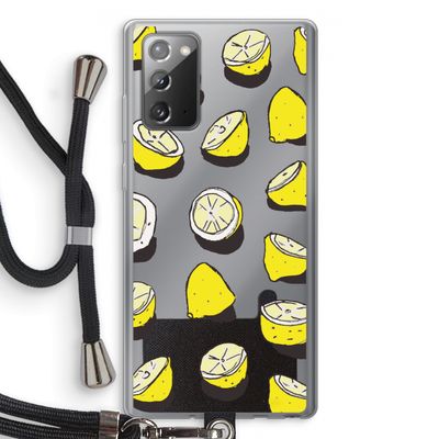 When Life Gives You Lemons...: Samsung Galaxy Note 20 / Note 20 5G Transparant Hoesje met koord