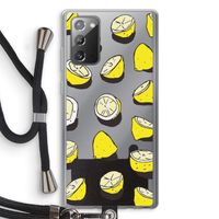 When Life Gives You Lemons...: Samsung Galaxy Note 20 / Note 20 5G Transparant Hoesje met koord