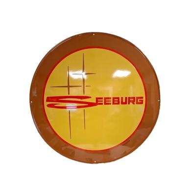 Seeburg Logo Emaille Bord - Ø30cm
