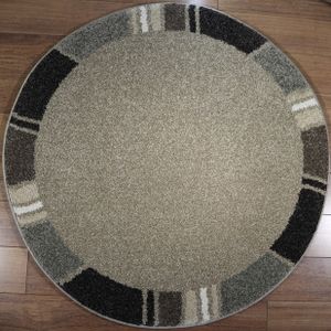 Vloerkleed Casa 852-70 Beige-Ø 120 cm