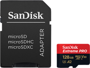 SanDisk Extreme PRO 128 GB MicroSDXC UHS-I Klasse 10