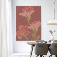 Urban Cotton Wandkleed 'Majus' 80 x 110cm in Frame - black