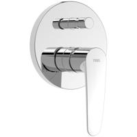 Douchekraan Tres Flat | Inbouw | Mengkraan | Excl.Inbouwdeel | 2-weg | Rond | Chroom