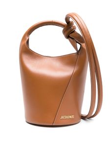 Jacquemus sac cabas Le Petit Panier Soli en cuir - Marron