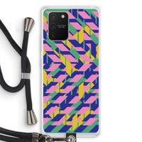 Skew Blush 1: Samsung Galaxy S10 Lite Transparant Hoesje met koord