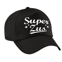 Super zus cadeau pet /cap zwart voor dames   -