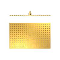 Hoofddouche Tres Ducha | 40x25 cm | Rechthoek | 24K Goud glans