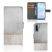 Huawei P30 Pro | Book Style Case | Wood Concrete