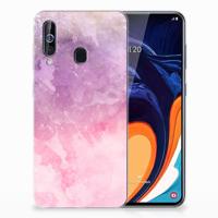 Smartphone hoesje Samsung Galaxy A60 Pink Purple Paint