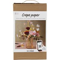 Creativ Company Hobbyset Crepepapier Bloemen Boeket - thumbnail