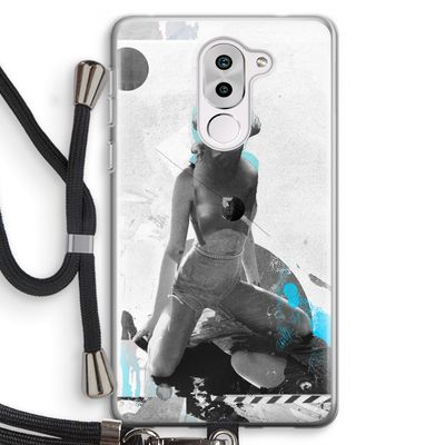 I will not feel a thing: Honor 6X Transparant Hoesje met koord