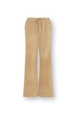 Pip Studio Britta Lange Broek Velvet Beige M Pip Studio Britta Lange Broek Velvet Beige M