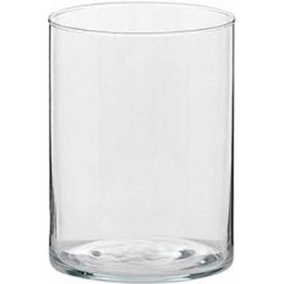 Trend Candles Theelichthouder - transparant glas - hoog model - 5,5 x 6,5 cm - Kaarsenhouders