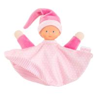 Corolle tidoudou - roze knuffeldoek, 17cm