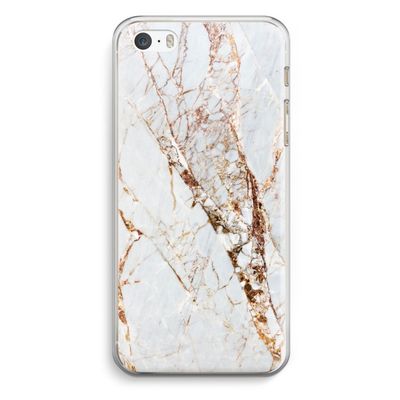 Goud marmer: iPhone 5 / 5S / SE Transparant Hoesje