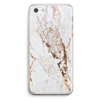 Goud marmer: iPhone 5 / 5S / SE Transparant Hoesje
