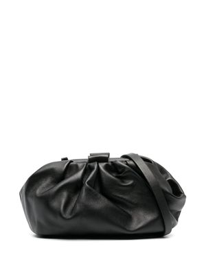 Fabiana Filippi sac en cuir à fermoir clip - Noir
