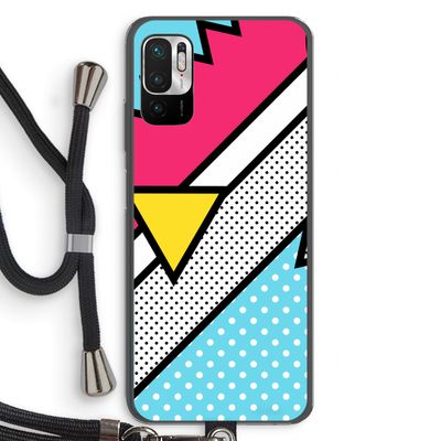 Pop Art #3: Xiaomi Redmi Note 10 5G Transparant Hoesje met koord