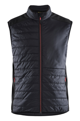 Blåkläder Gevoerde bodywarmer 38632030 | Zwart/Rood | Maat L - 7330509818282