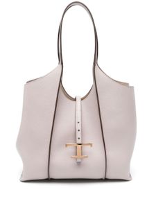 Tod's mini sac cabas T Timeless - Gris