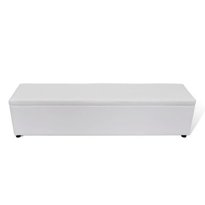 vidaXL Opbergbank 168x44x44 cm wit vidaXL Opbergbank 168x44x44 cm wit