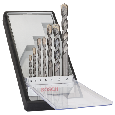 Bosch Accessoires 7-delige Silverpercussion Steenborenset - 2607010545