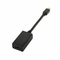 Adapter Mini DisplayPort naar HDMI Aisens A125-0137 Zwart 15 cm