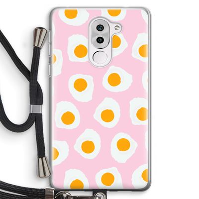 Dancing eggs: Honor 6X Transparant Hoesje met koord
