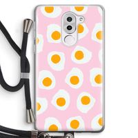 Dancing eggs: Honor 6X Transparant Hoesje met koord