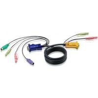 Aten 1.8M PS/2 KVM Kabel met 3 in 1 SPHD en Geluid - thumbnail