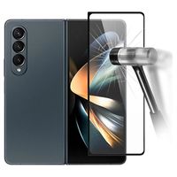 Samsung Galaxy Z Fold5 Full Cover Buitenste Screenprotector - Zwarte Rand - thumbnail