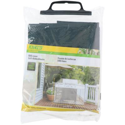 Kinzo Barbecuehoes - rechthoekig - groen - 122 x 71 x 72 cm - BBQ opberghoezen