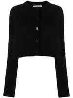 Acne Studios cardigan boutonné à manches longues - Noir