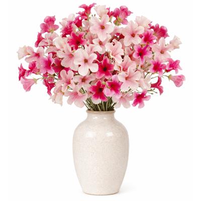 Boeket Kunstbloemen Petunia takken - H89 cm - roze en lichtroze - 6x stelen kunstbloemen Boeket Kunstbloemen Petunia takken - H89 cm - roze en lichtroze - 6x stelen kunstbloemen
