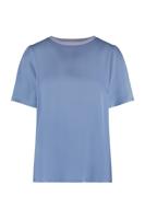 Niza satin shirt - lavender - 07083