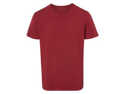 LIVERGY Heren T-shirt (Rood, M)