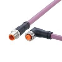 ifm Electronic EVC952 Verbindingskabel Aantal polen (sensoren): 5, 5 Stekker, recht, Bus, haaks 5 m 1 stuk(s)