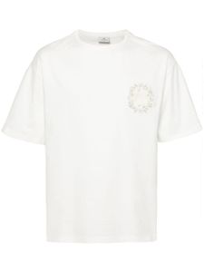 ETRO t-shirt à logo Pegaso brodé en coton - Blanc