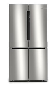 Bosch Serie 6 KFN96APEA amerikaanse koelkast Vrijstaand 605 l E Metallic, Zilver